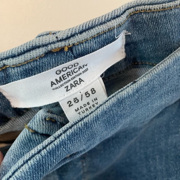 NWT Good American Classic Boot Cut High-Rise Slim Fit Jeans. Plus size 26/58 - Picture 5 of 7